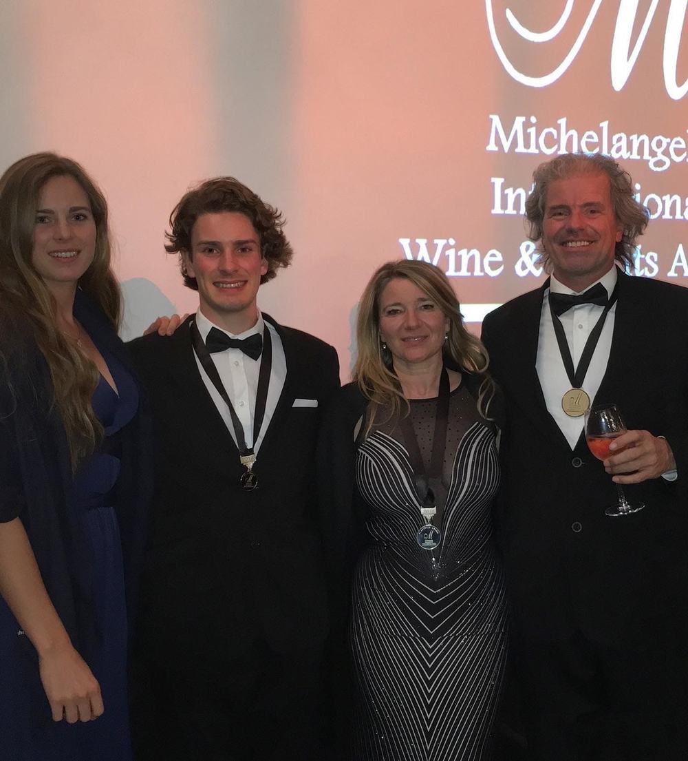 FJ and Benedikt Blomendahl with their Michelangelo awards