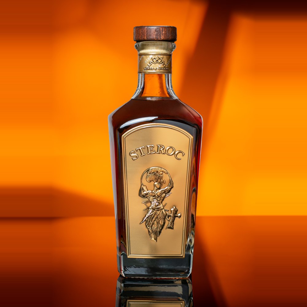 Steroc Gold V.S Premium Brandy bottle