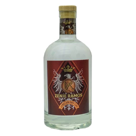 Zenie Ramos African Dry Gin bottle