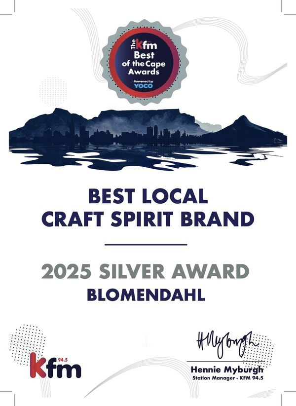 Silver, Best Local Craft Spirit KFM Best of the Cape