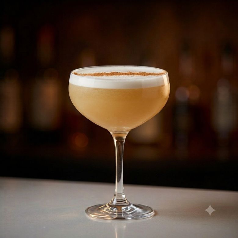 Apple Cinnamon Sour cocktail
