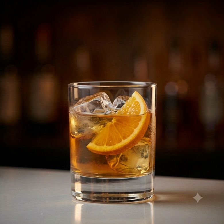 Cape Brandy & Ginger cocktail