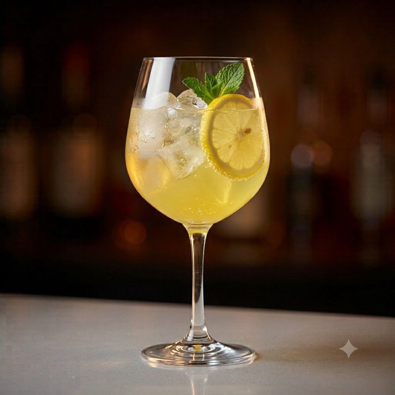 Limoncello Spritz cocktail