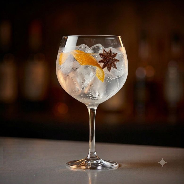 Spiced Sundowner G&T cocktail