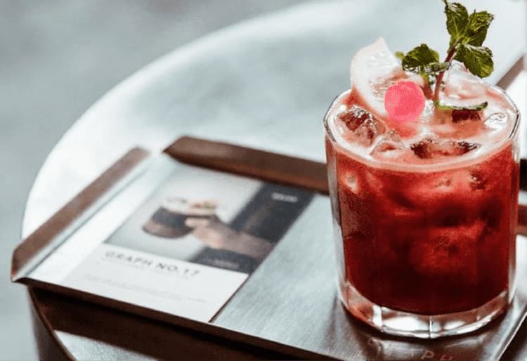 Strawberry Schwede cocktail
