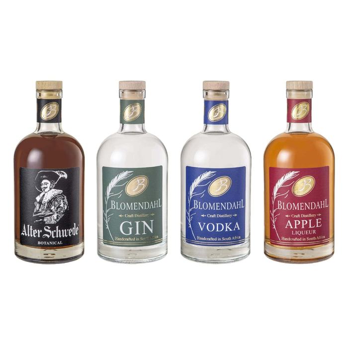 The Blomendahl range of spirits