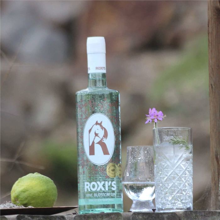 Roxi's Vine Blossom Gin bottle