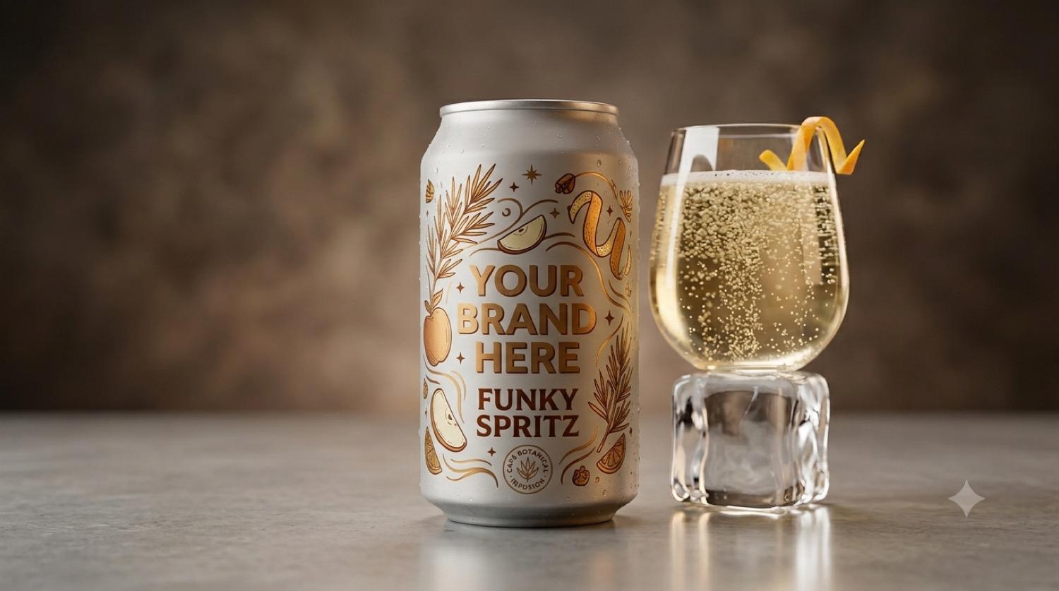 Your brand, ready to drink, canned by Blomendahl